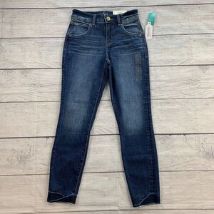 M Jeans Everflex Maurices sz 0 Mid Rise Super Stretch Ankle Super Skinny New NWT